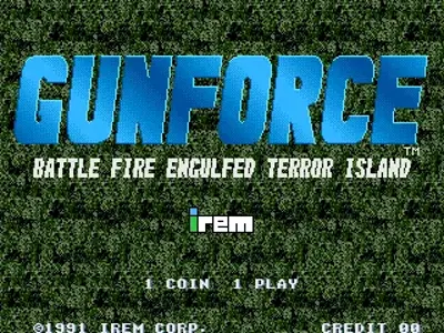 Gunforce-Battle Fire Engulfed Terror Island