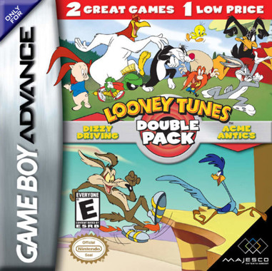 2 Games in 1 - Looney Tunes - Dizzy Driving + Looney Tunes - Acme Antics