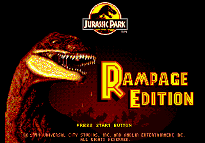 Jurassic Park-Rampage Edition
