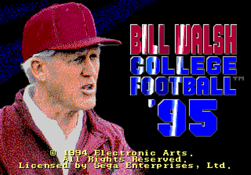 Bill Walsh College Football '95