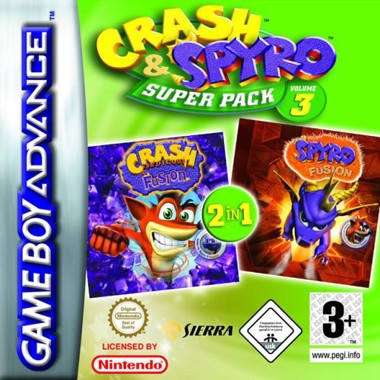 2 in 1 - Crash & Spyro Super Pack Volume 3 - Spyro Fusion + Crash Bandicoot Fusion