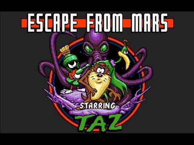 Escape From Mars Starring Taz