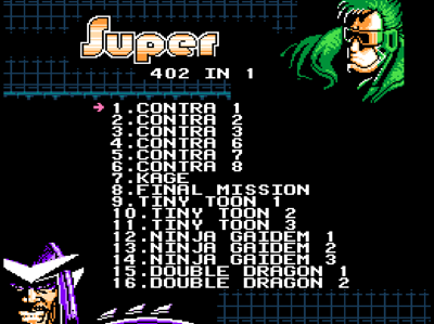 CoolBoy 402 in 1 P2 (nes)