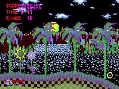 Sonic in Paynt by Monkeyman