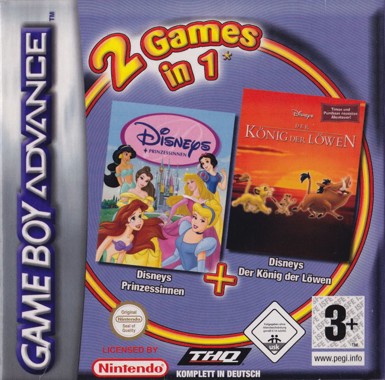 2 Games in 1 - Baerenbrueder + Disneys Prinzessinnen