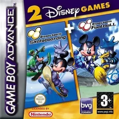 2 Games in 1 - Disney Sports - Football + Disney Sports - Skateboarding