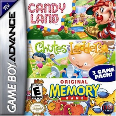Candy Land, Chutes and Ladders, Memory Game