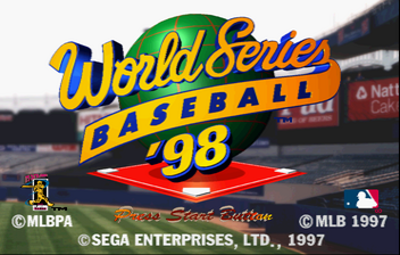 World Series Baseball '98