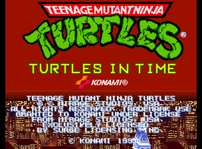 Teenage Mutant Hero Turtles - Turtles in Time