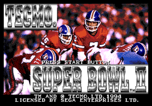 Tecmo Super Bowl 2 Special Edition