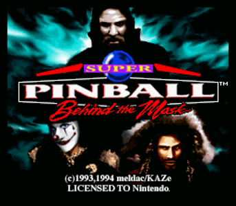 Super Pinball-Behind the Mask