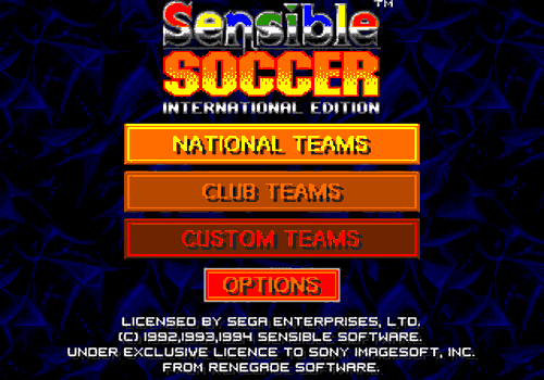 Sensible Soccer - International Edition
