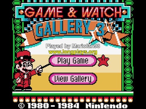 Game & Watch Gallery 3