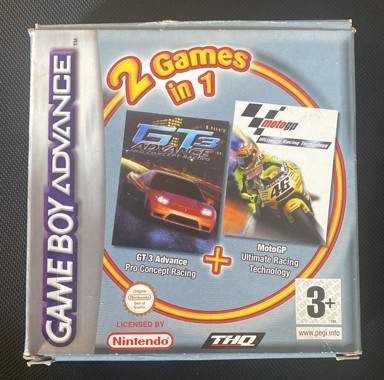 2 Games in 1 - Moto GP + GT Advance 3 - Pro Concept Racing