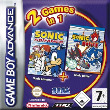 2 Games in 1 - Sonic Advance + Sonic Battle