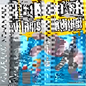 Rawman drawing rabbit