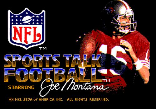Joe Montana Sports Talk Football