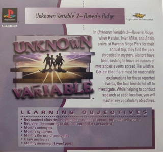 Unknown Variable 2 - Raven Ridge