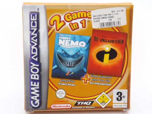 2 Games in 1 - Findet Nemo + Unglaublichen, Die