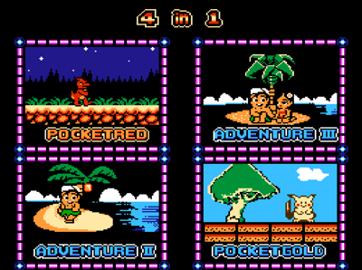 4 in 1 Game P4 (nes)