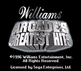 Williams Arcade's Greatest Hits