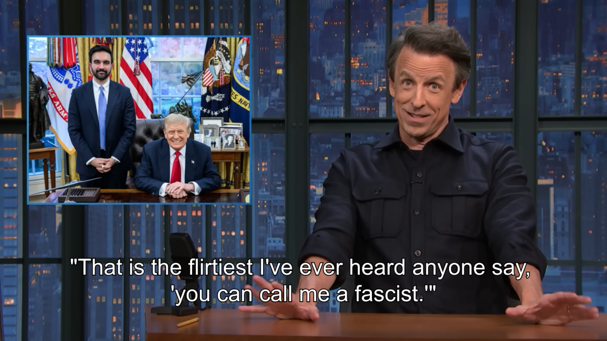 Seth Meyers châm biếm việc Trump 'bị mê hoặc' bởi Mamdani