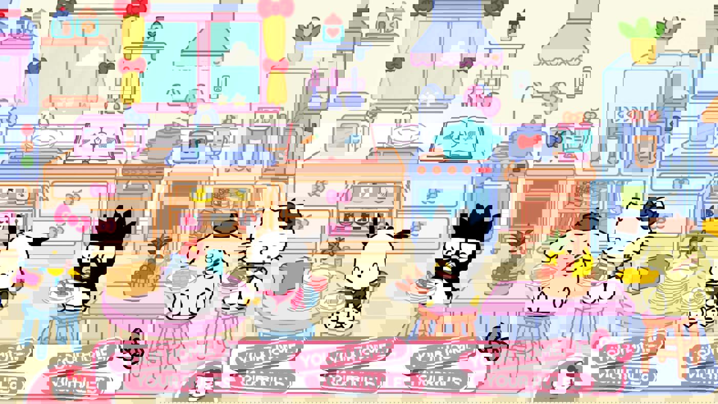 Hello Kitty and Friends World cho phép xây nhà theo phong cách Sanrio