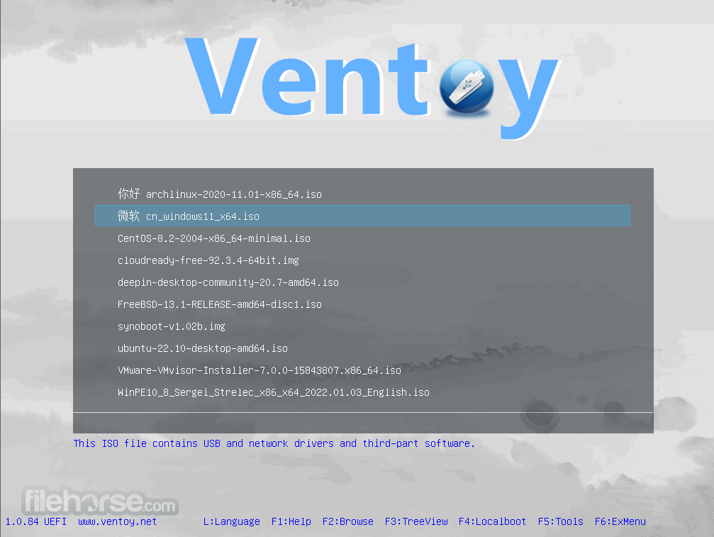 Ventoy 1.1.08: Cập nhật tiện ích tạo USB boot linh hoạt và ổn định hơn