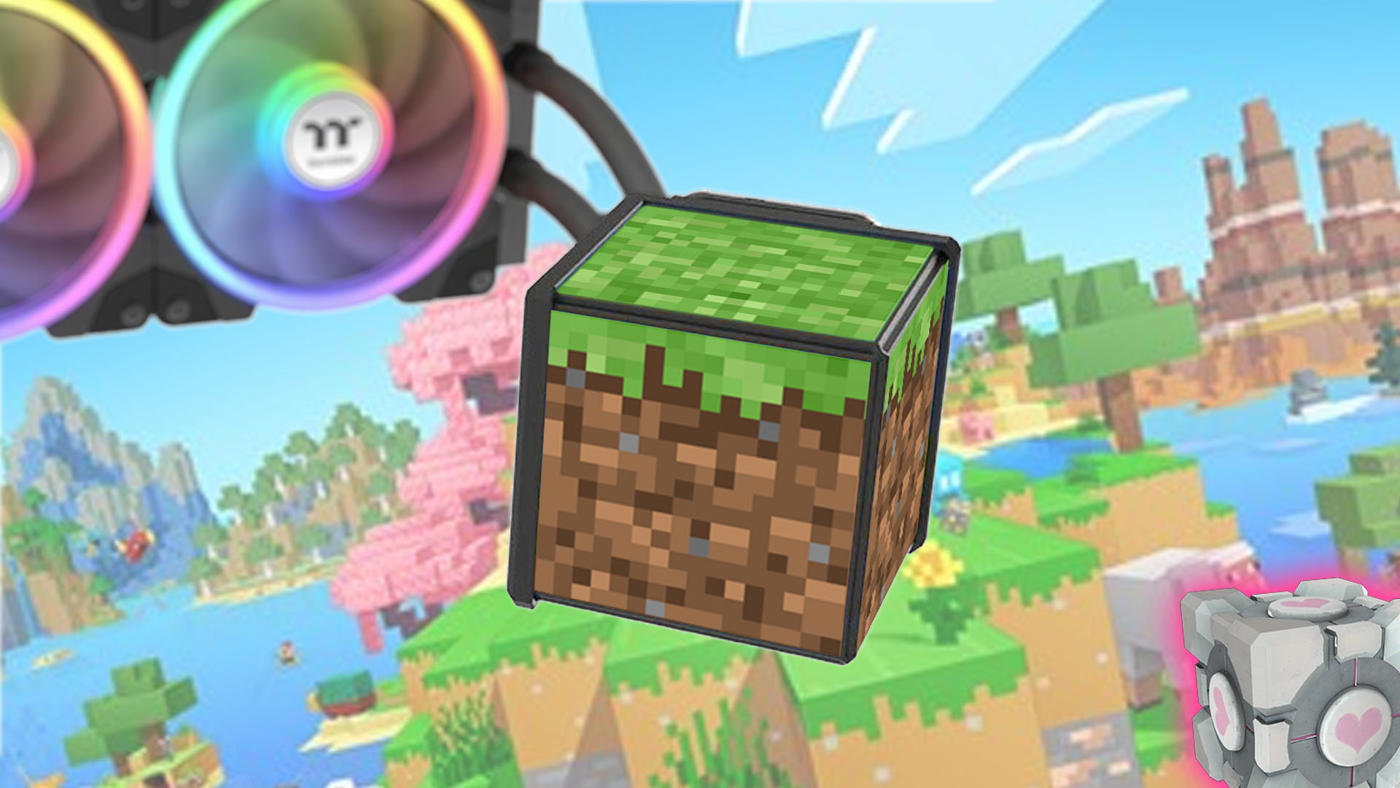 Thermaltake MineCube 360: Tản nhiệt CPU hoàn hảo cho fan Minecraft