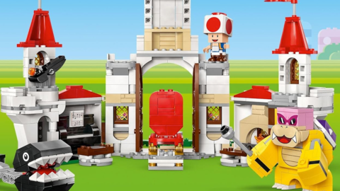 Princess Peach's Castle Lego 738 mảnh giảm trên 50% tại Amazon
