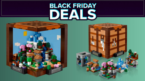 Lego Minecraft Crafting Table Diorama giảm mạnh dịp Black Friday