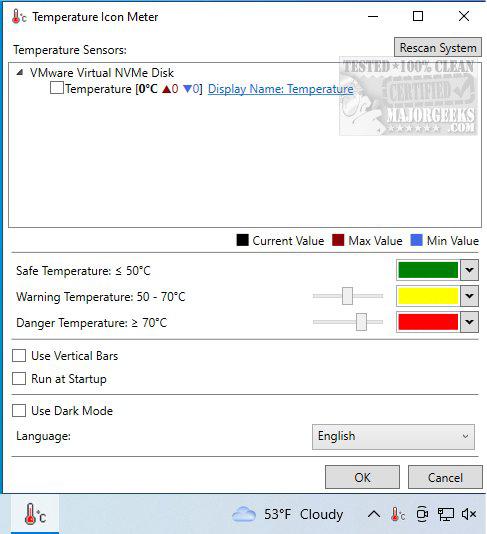 Temperature Icon Meter 2.4.0: Cập nhật nhỏ, cải thiện tương thích cảm biến