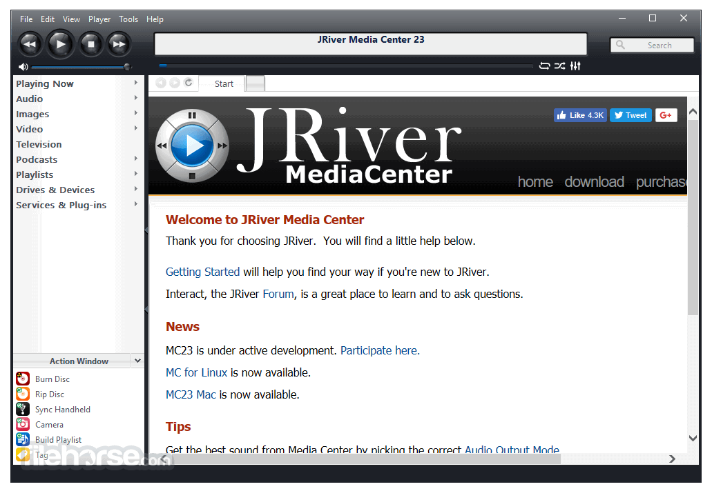 JRiver Media Center 35.0.24 (64-bit) — Cập nhật và cải tiến hiệu năng