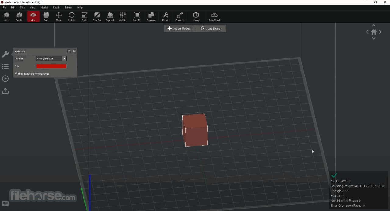 ideaMaker 5.3.2: bản cập nhật mới cho phần mềm cắt lớp Raise3D
