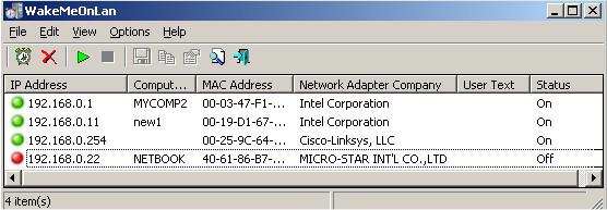 WakeMeOnLan 1.93: bản cập nhật nhẹ cho tiện ích Wake-on-LAN