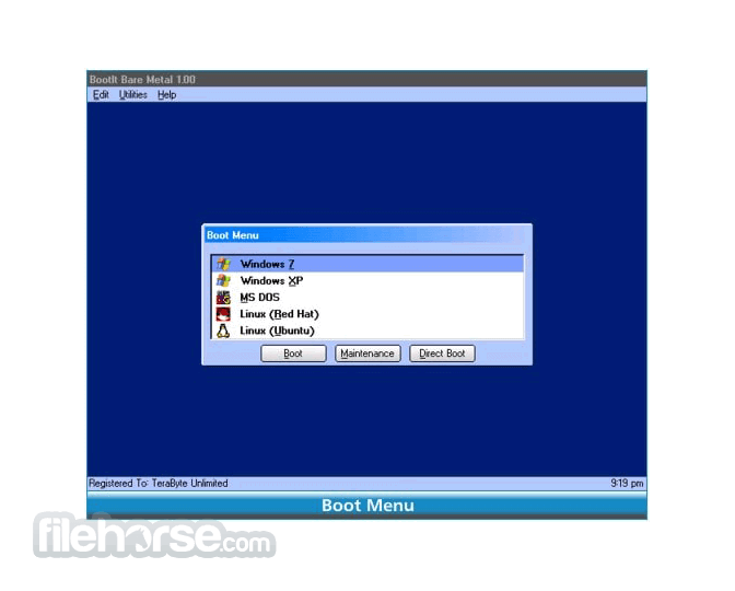 BootIt Collection 2.09: Cập nhật quản lý khởi động và phân vùng
