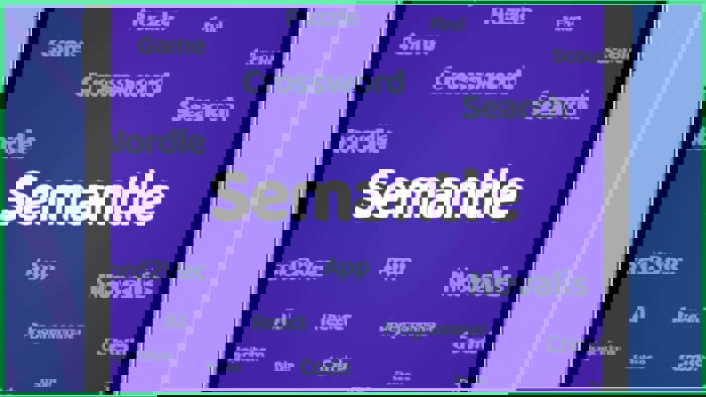 Semantle Today Answer – November 24th