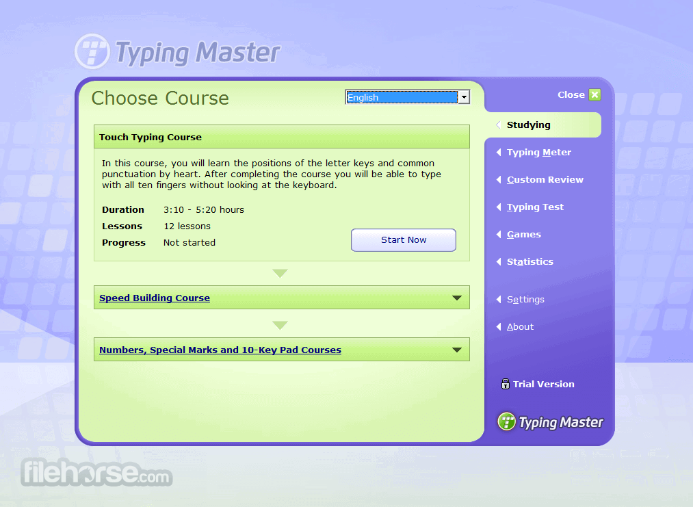 Typing Master 12.0: Cập nhật phần mềm rèn kỹ năng gõ phím