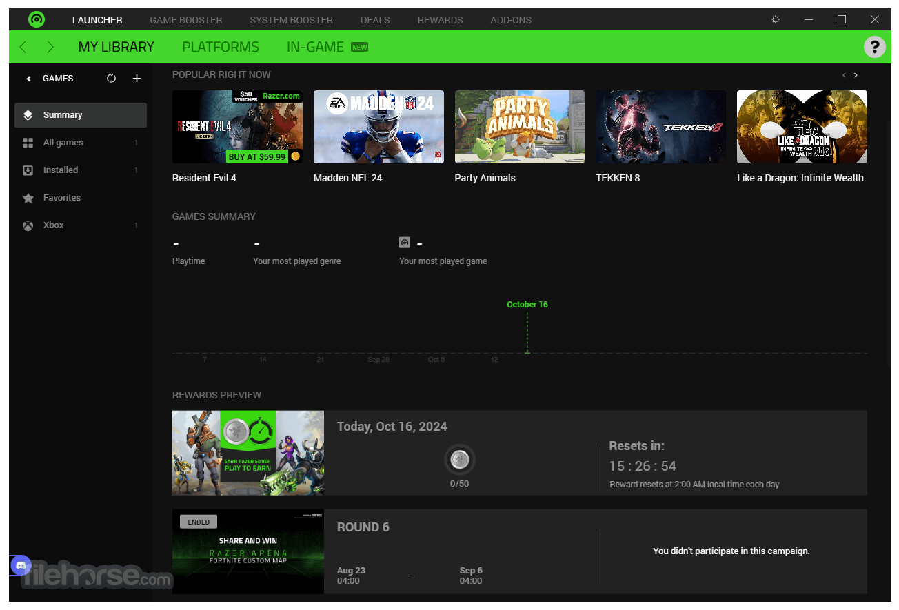 Razer Cortex 11.4.10.0: Bản cập nhật tối ưu hóa hiệu năng chơi game