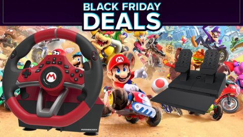 Mario Kart Racing Wheel cho Switch và Switch 2 giảm giá dịp Black Friday