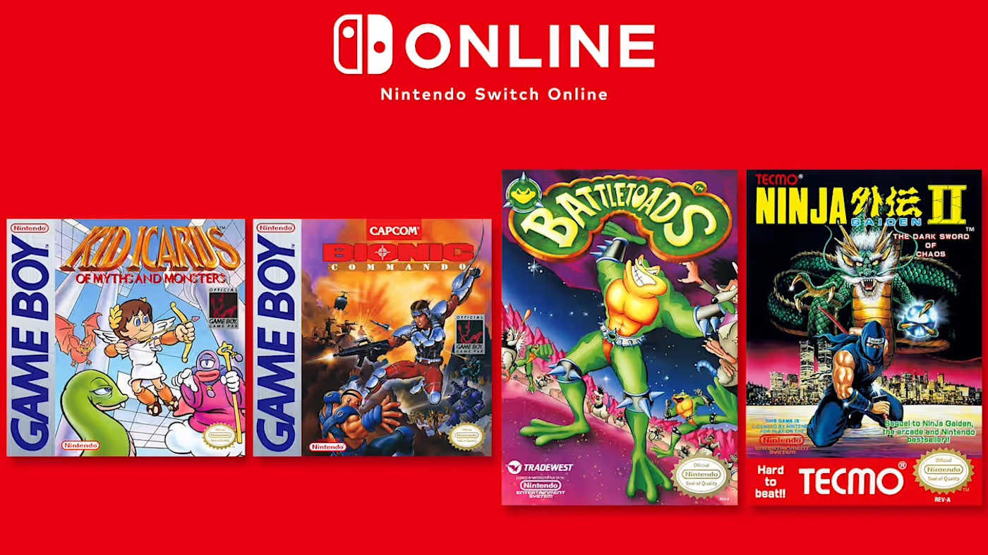 Switch Online bổ sung Bionic Commando, Battletoads và loạt game NES/Game Boy