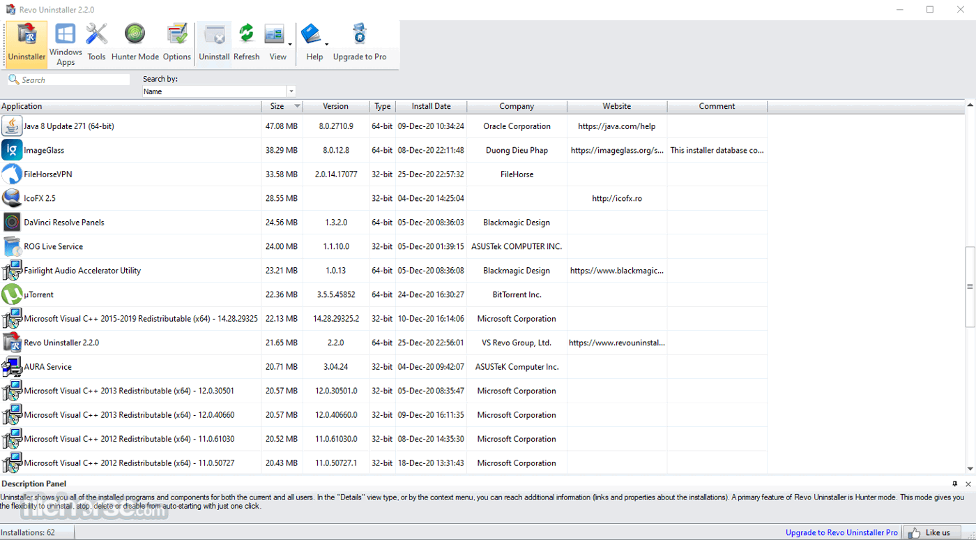 Revo Uninstaller Free 2.6.5: Cập nhật công cụ gỡ bỏ và dọn dẹp hệ thống