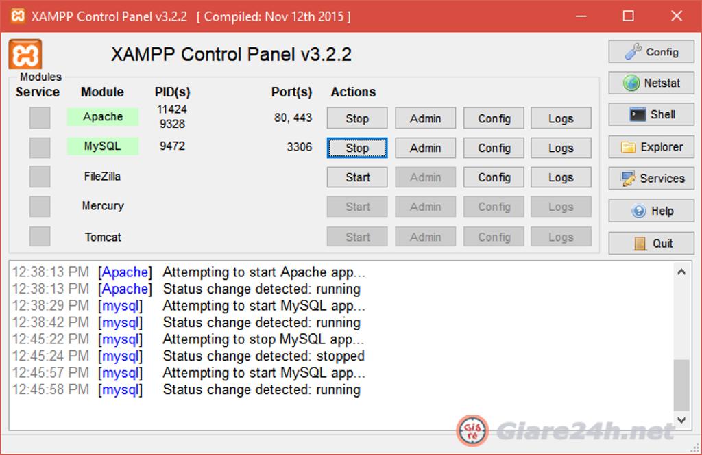 Tải về XAMPP: Cài đặt, tính năng và mẹo