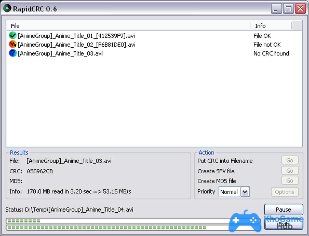 Tải và cài đặt RapidCRC — Kiểm tra checksum dễ dàng