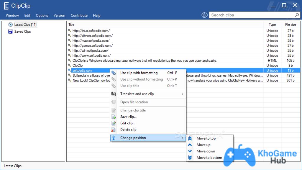 Tải và cài đặt ClipClip — Quản lý clipboard hiệu quả