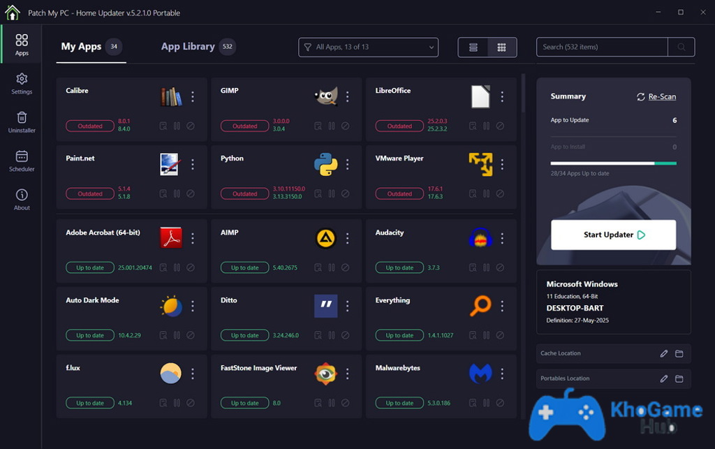 Tải và cài đặt PatchMyPC: Quản lý cập nhật phần mềm nhanh chóng