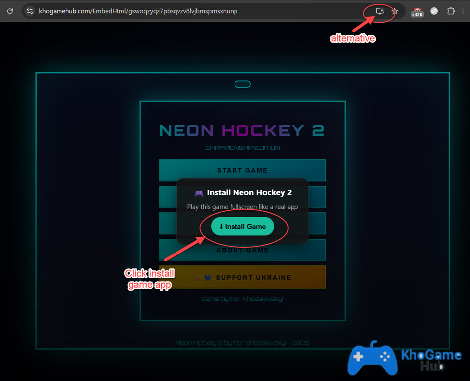 Install game html5 real app