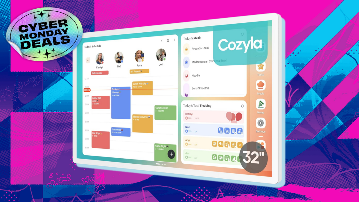 Cozyla Digital Calendar giảm giá Cyber Monday trên Amazon