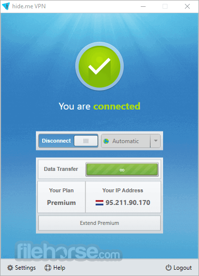 Hide.me VPN 4.3.2: cập nhật tối ưu hóa kết nối và ổn định