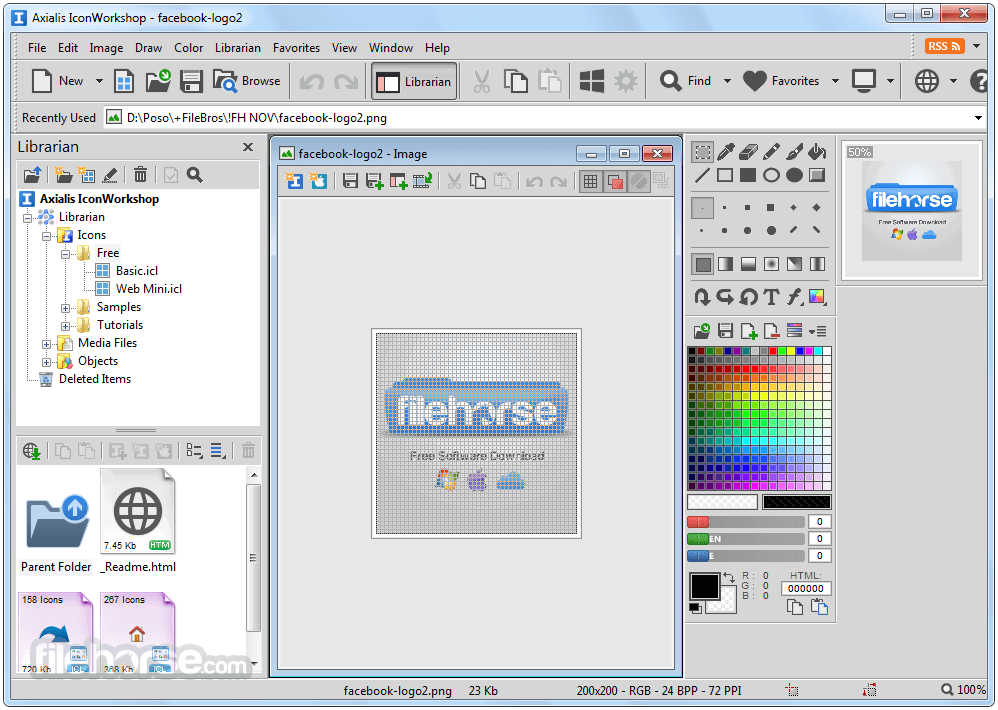 Axialis IconWorkshop 6.97: Cập nhật cho công cụ thiết kế icon